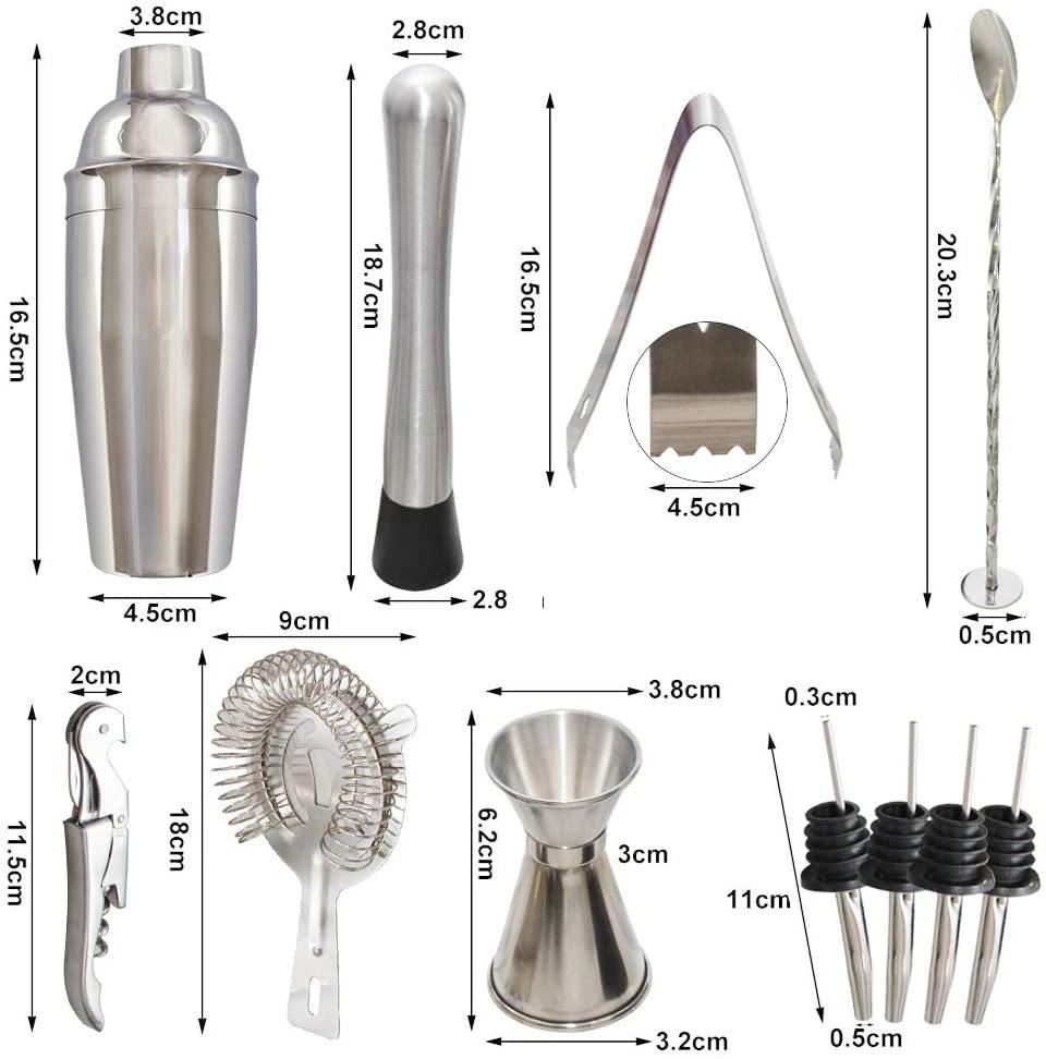 Cocktail Shaker 12 pieces - ShakerSet™ My American Store