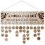 Customizable wooden birthday calendar ties for family and friends - FAMILOVE™ My American Store