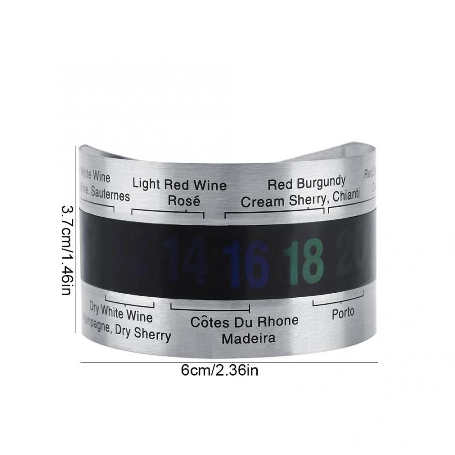 Wine Thermometer Bracelet - ThermoWine™ My American Store