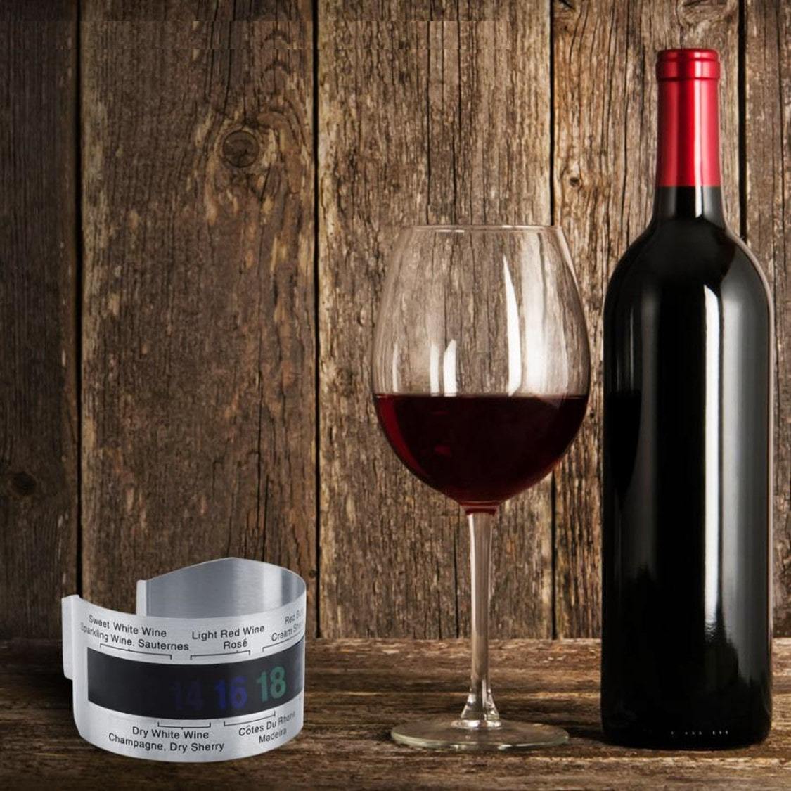 Wine Thermometer Bracelet - ThermoWine™ My American Store