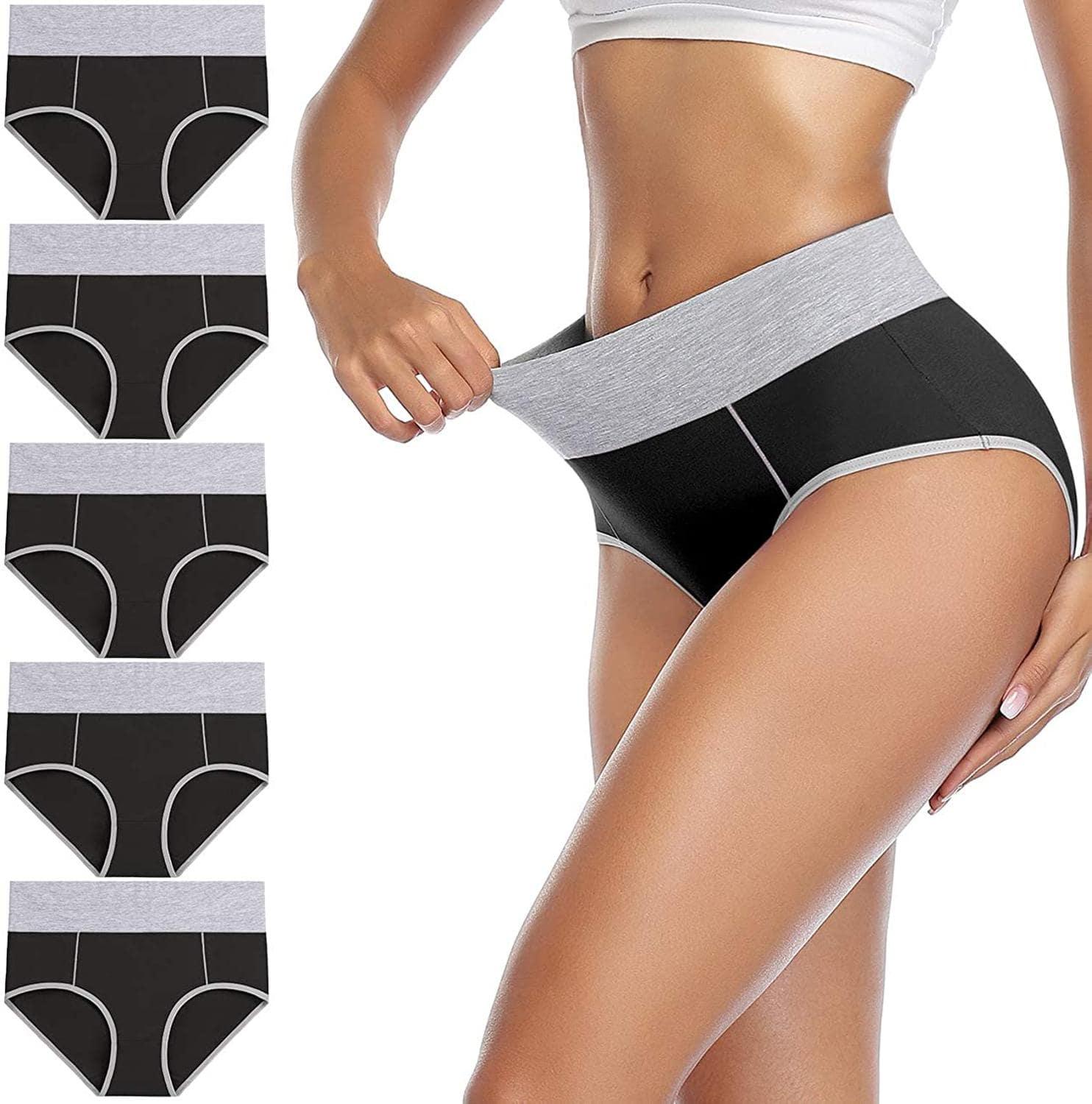 Women's Cotton High Waist Panties LOT OF 5 - Glade™ My American Store